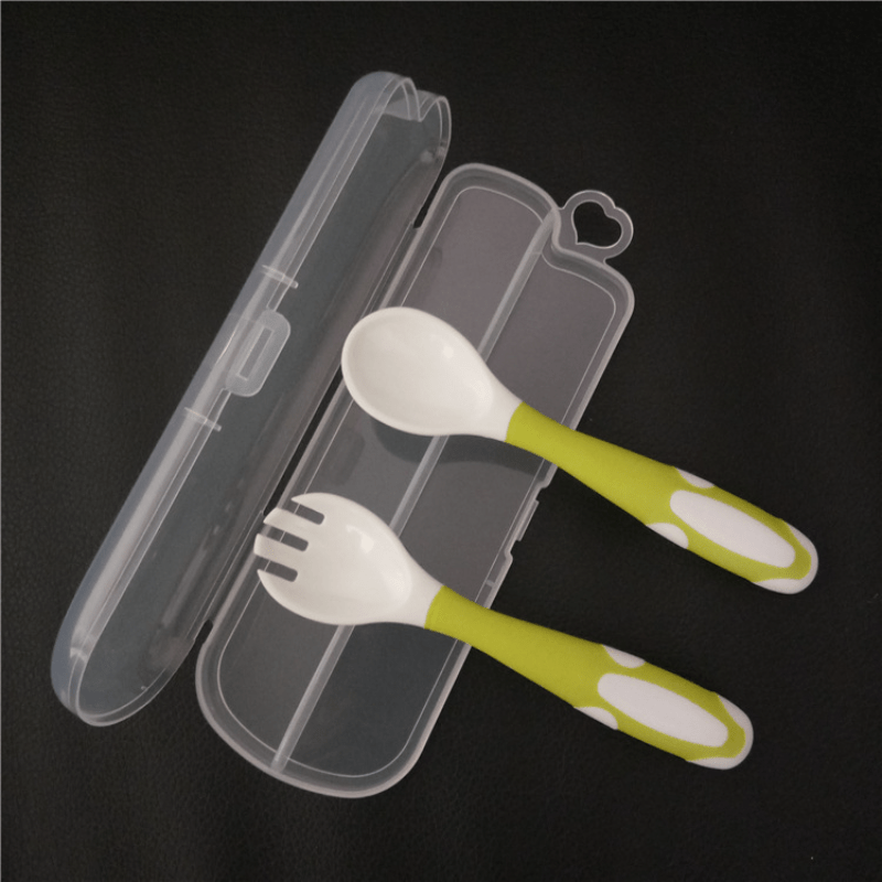 Baby Learning Spoon Fork Set Bendable 2pcs