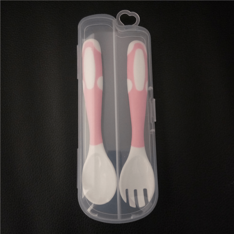Baby Learning Spoon Fork Set Bendable 2pcs