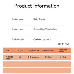 Baby Eating Bib Waterproof Anti dirty Wash Children's Gown