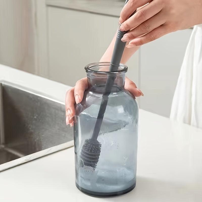 Long Handle Silicone Cup Brush - Household Cleaning Brush
