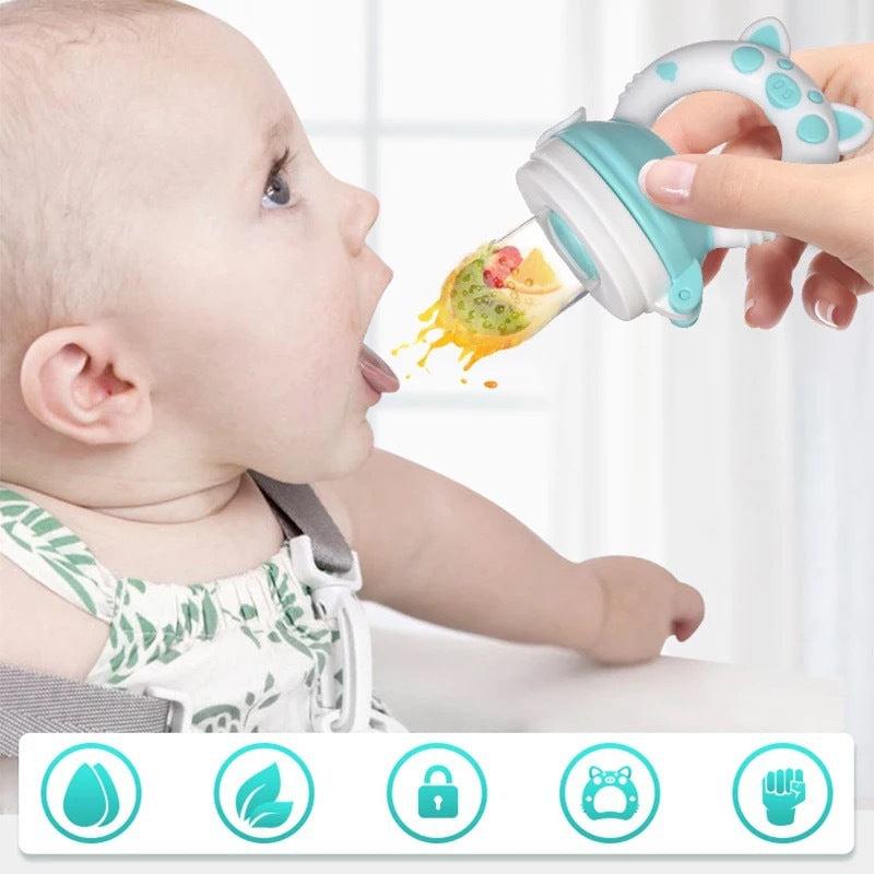 Baby Food Feeding Spoon Juice Extractor Fruit Feeder Pacifier