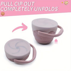 Silicone Snack Cup Learning Cup