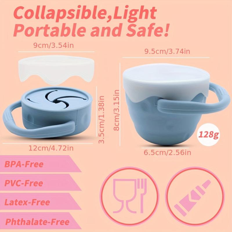 Silicone Snack Cup Learning Cup