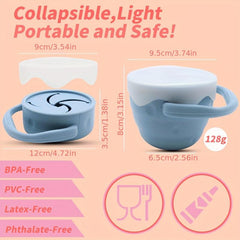 Silicone Snack Cup Learning Cup