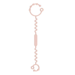 Adjustable Silicone Toy Straps for Baby Strollers