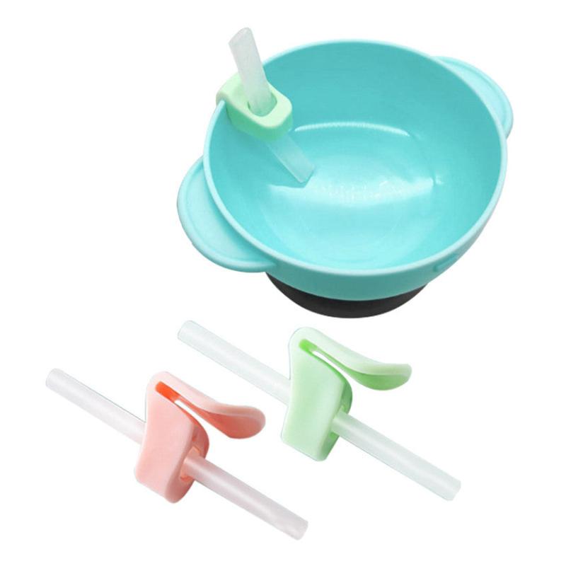 Baby Buckle Straw for Drinking Soup or Water, Learn to Eat