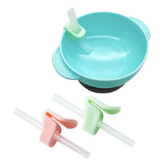 Baby Buckle Straw for Drinking Soup or Water, Learn to Eat