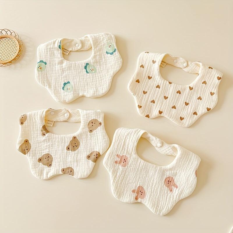 Baby 6-Layer Gauze Bib Anti-Dirty Cotton Bib