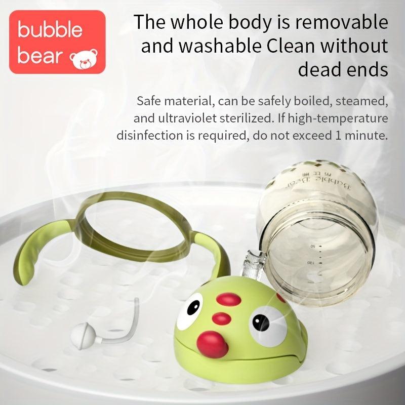 Dinosaur Spill-proof Water Cup for Kids with Handle & Straw