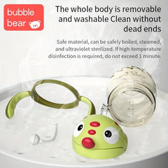Dinosaur Spill-proof Water Cup for Kids with Handle & Straw