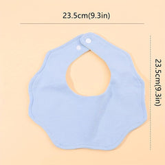 3pcs Waterproof Baby Feeding Bibs Soft Cotton Burp Cloth for Toddler Kids
