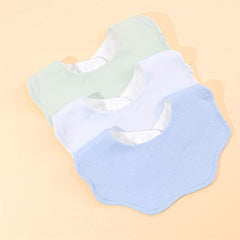 3pcs Waterproof Baby Feeding Bibs Soft Cotton Burp Cloth for Toddler Kids