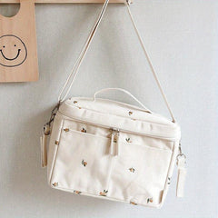 Portable Baby Insulation Bag for Stroller, Mommy Bag with Meal Storage