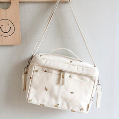 Portable Baby Insulation Bag for Stroller, Mommy Bag with Meal Storage