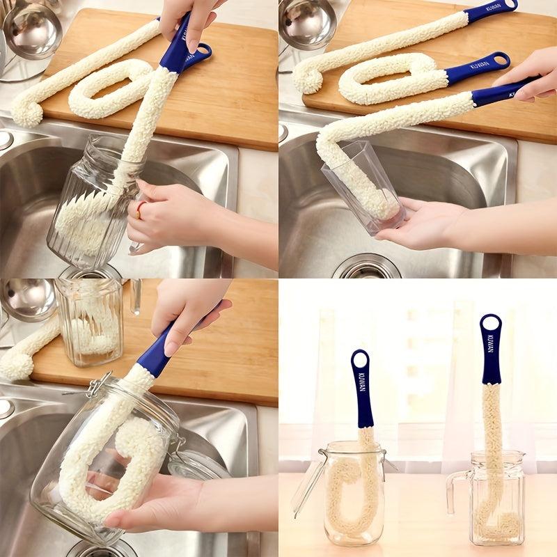 Flexible Wine Decanter Brush for Red Wine Glasses
