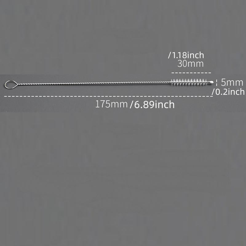10pcs Stainless Suction Glass Tube Cleaners Cleaning Brushes