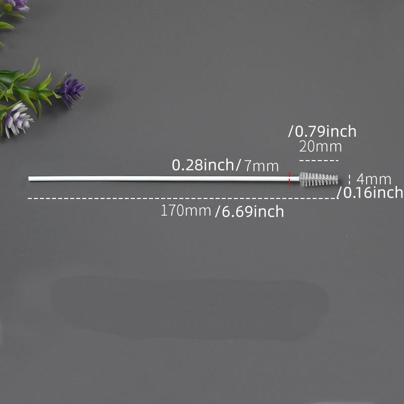 10pcs Stainless Suction Glass Tube Cleaners Cleaning Brushes