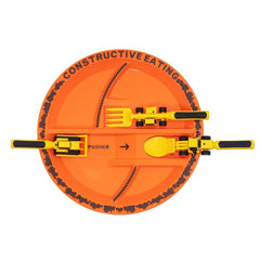 Kids Excavator Fork & Spoon Set, Bulldozer Shape Tableware