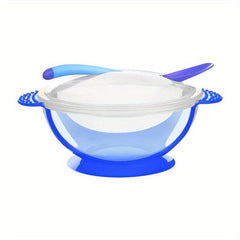 Non-slip Baby Toddler Suction Bowl Set with Temperature Spoon