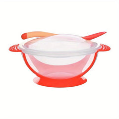 Non-slip Baby Toddler Suction Bowl Set with Temperature Spoon
