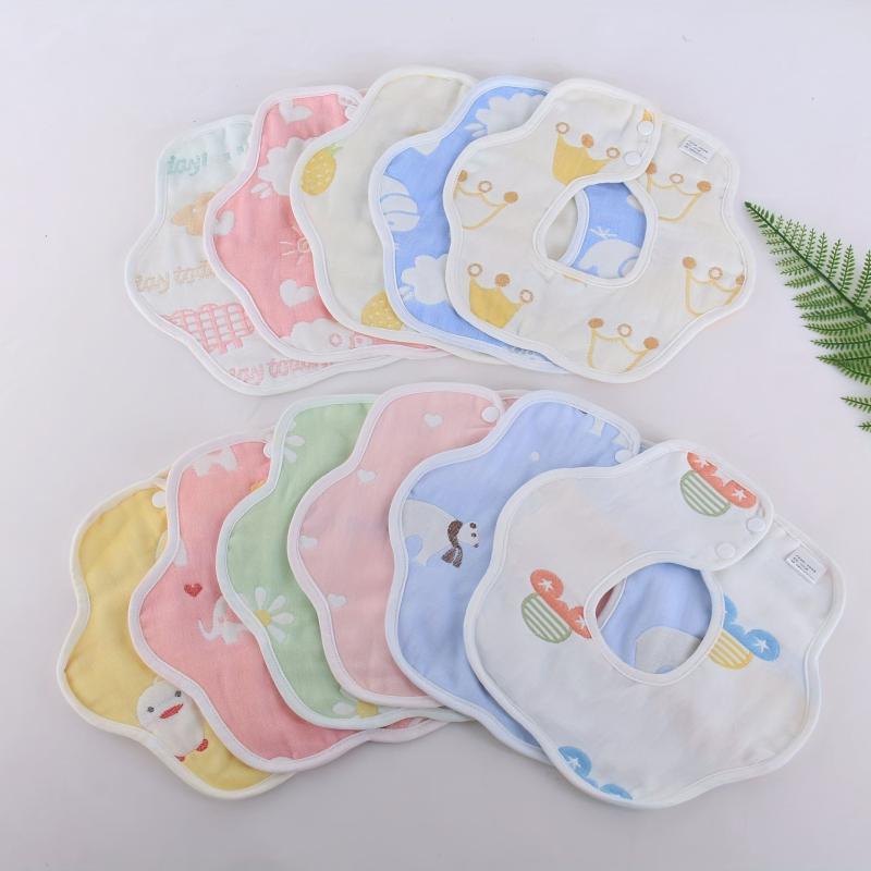1pc Gauze Bib Saliva Towel Mother And Baby Supplies