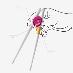 2pcs Baby Training Chopsticks Children Practice Infants Learn Chopsti