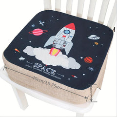 Cartoon Kids High Chair Booster Seat Pad
