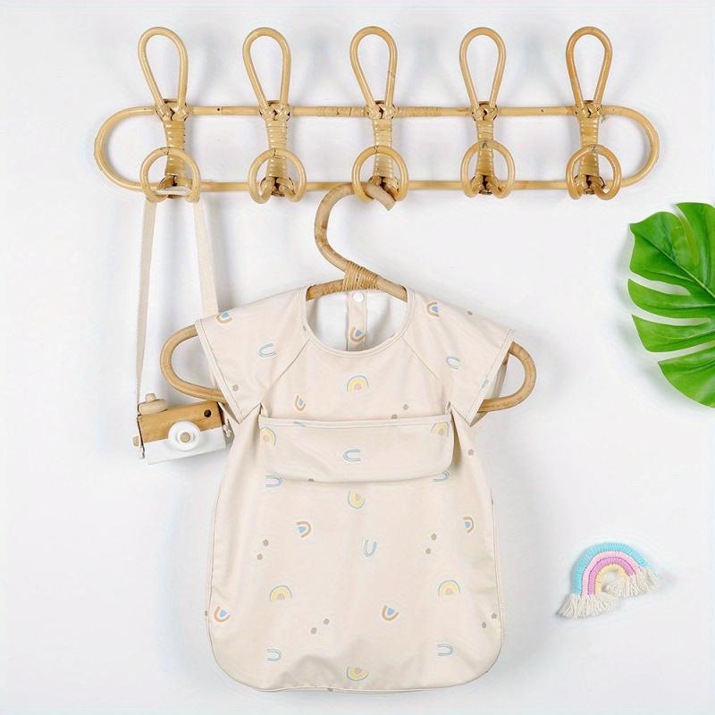 Baby Feeding Bib PU Waterproof Smock For Boy And Girl