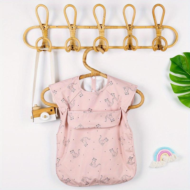 Baby Feeding Bib PU Waterproof Smock For Boy And Girl
