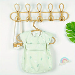 Baby Feeding Bib PU Waterproof Smock For Boy And Girl
