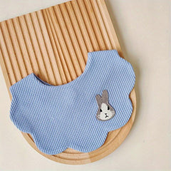 Rabbit Shape Cotton Baby Drool Bibs Soft & Absorbent Bibs For Boys Girls