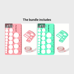 Silicone Nipple Ruler For Flange Sizing Pink Breast Flange Measuring