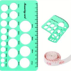 Silicone Nipple Ruler For Flange Sizing Pink Breast Flange Measuring