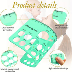 Silicone Nipple Ruler For Flange Sizing Pink Breast Flange Measuring