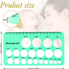 Silicone Nipple Ruler For Flange Sizing Pink Breast Flange Measuring