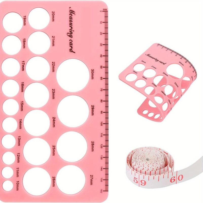 Silicone Nipple Ruler For Flange Sizing Pink Breast Flange Measuring