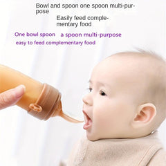 Baby Rice Paste Bottle Fruit Vegetable Bite Bag Silicone Pacifier