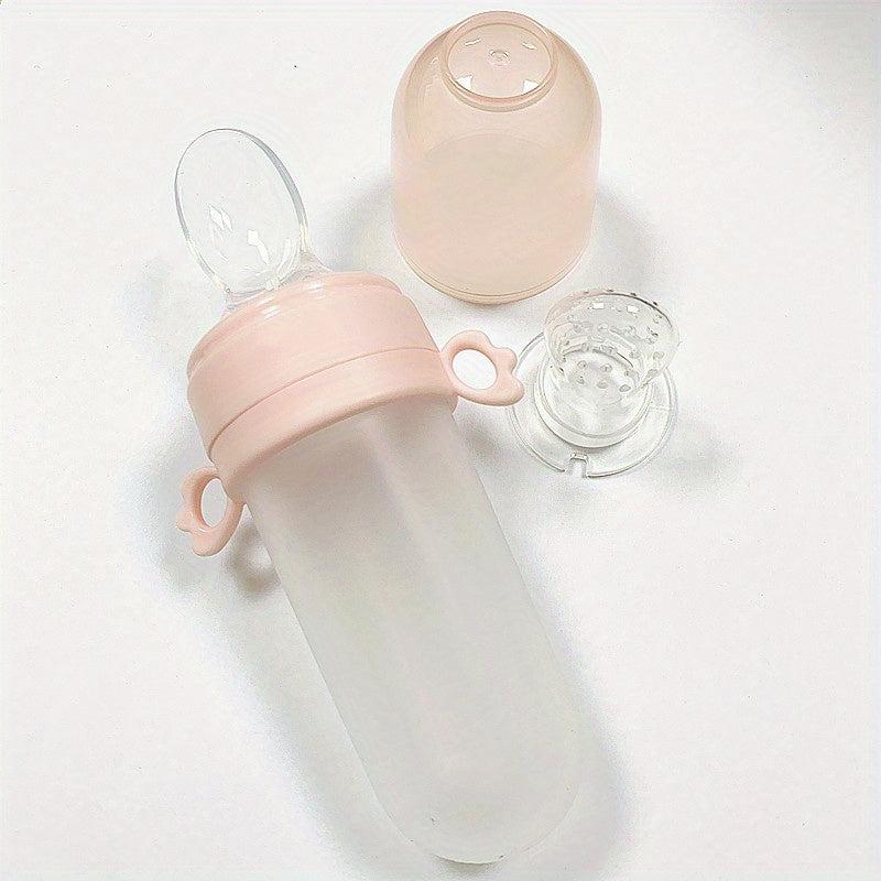 Baby Rice Paste Bottle Fruit Vegetable Bite Bag Silicone Pacifier