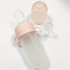 Baby Rice Paste Bottle Fruit Vegetable Bite Bag Silicone Pacifier