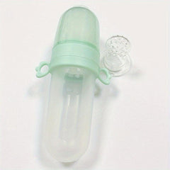 Baby Rice Paste Bottle Fruit Vegetable Bite Bag Silicone Pacifier