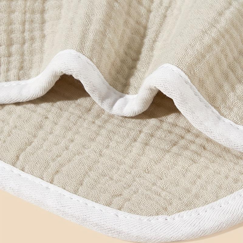 Soft U-shaped Infant Feeding Bib with Snap Button