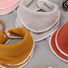 Soft & Cuddly Baby Lace Gauze Burp Cloth - Perfect Handkerchief