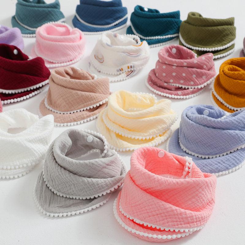 Soft & Cuddly Baby Lace Gauze Burp Cloth - Perfect Handkerchief