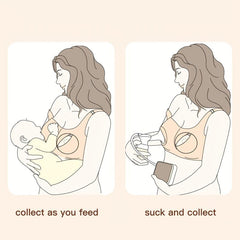 Silicone Milk Collector for Breastfeeding Moms - Clean & Leak Proof