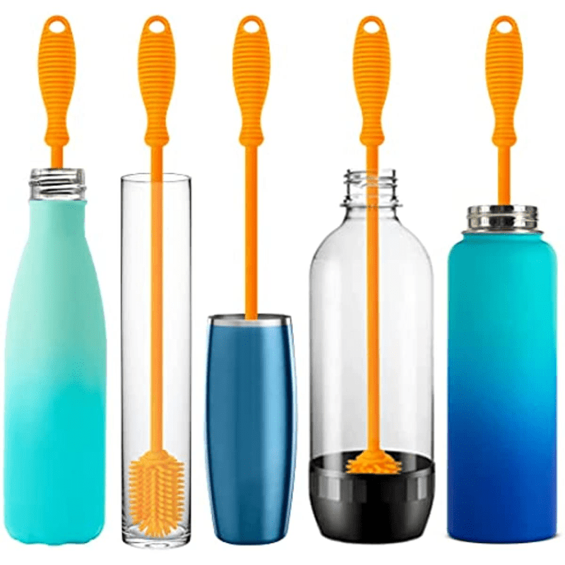 Silicone Bottle Brush 31.75 cm Water Bottle Cleaning Brush