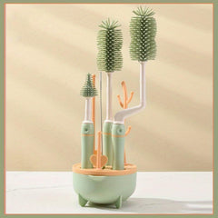Baby Bottle Brush Set with Drying Frame