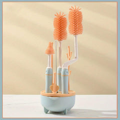 Baby Bottle Brush Set with Drying Frame