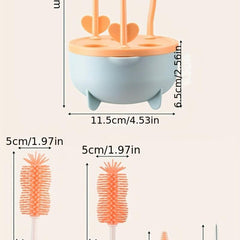 Baby Bottle Brush Set with Drying Frame