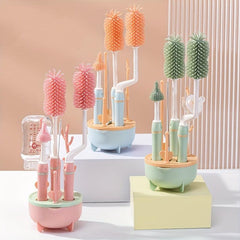 Baby Bottle Brush Set with Drying Frame