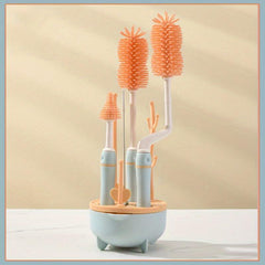 Baby Bottle Brush Set with Drying Frame